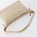 CELINE C Macadam Canvas Bag Nylon PVC Canvas Suede 4 Set Beige Auth bs30289-16