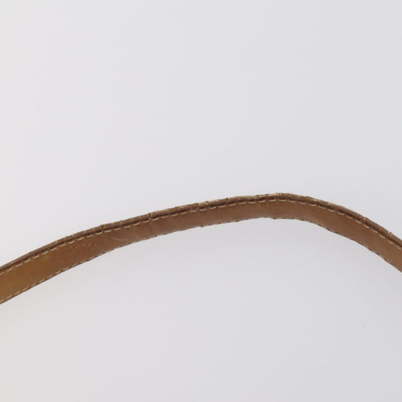 CELINE C Macadam Canvas Bag Nylon PVC Canvas Suede 4 Set Beige Auth bs30289