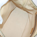 CELINE C Macadam Canvas Bag Nylon PVC Canvas Suede 4 Set Beige Auth bs30289-19