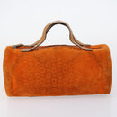 CELINE C Macadam Canvas Bag Nylon PVC Canvas Suede 4 Set Beige Auth bs30289-20