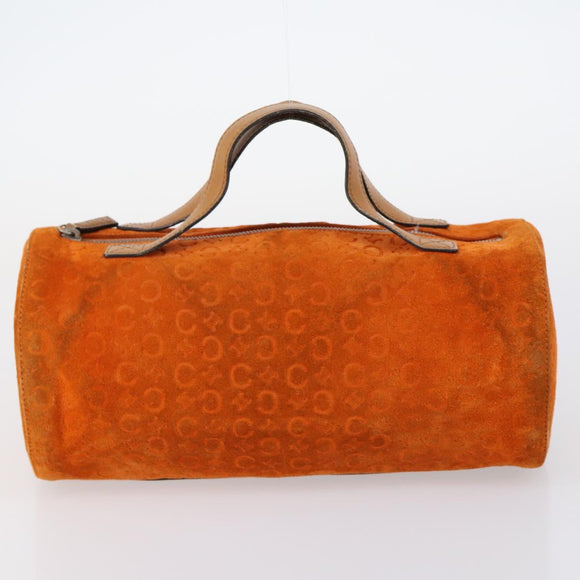 CELINE C Macadam Canvas Bag Nylon PVC Canvas Suede 4 Set Beige Auth bs30289