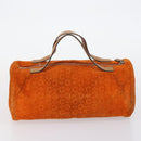 CELINE C Macadam Canvas Bag Nylon PVC Canvas Suede 4 Set Beige Auth bs30289-21