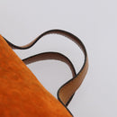 CELINE C Macadam Canvas Bag Nylon PVC Canvas Suede 4 Set Beige Auth bs30289-23