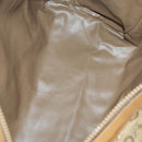 CELINE C Macadam Canvas Bag Nylon PVC Canvas Suede 4 Set Beige Auth bs30289-7