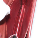 CARTIER Must Line Clutch Bag Leather 5 Set Bordeaux Gold Auth bs30290-12