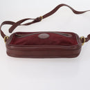 CARTIER Must Line Clutch Bag Leather 5 Set Bordeaux Gold Auth bs30290-16