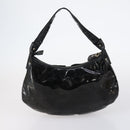 Salvatore Ferragamo Bag Leather Sequin PVC 4 Set Black Beige Silver Auth bs30291-15