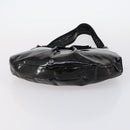 Salvatore Ferragamo Bag Leather Sequin PVC 4 Set Black Beige Silver Auth bs30291-18