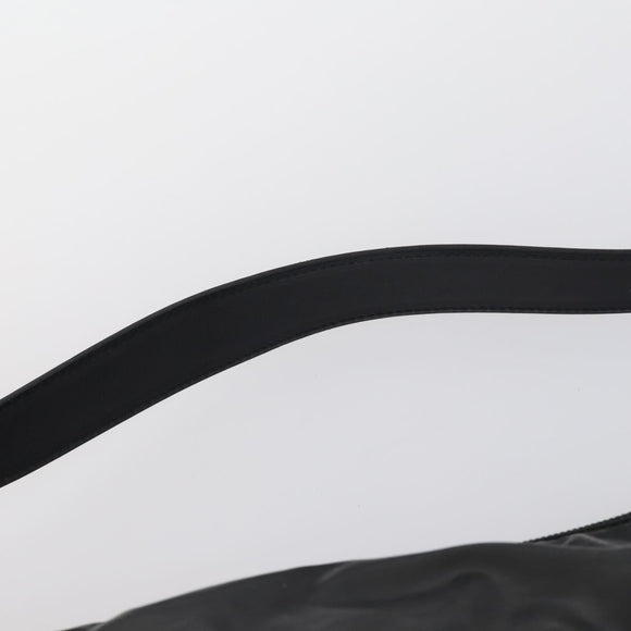 Salvatore Ferragamo Bag Leather Sequin PVC 4 Set Black Beige Silver Auth bs30291