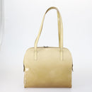 Salvatore Ferragamo Bag Leather Sequin PVC 4 Set Black Beige Silver Auth bs30291-3