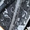 Salvatore Ferragamo Bag Leather Sequin PVC 4 Set Black Beige Silver Auth bs30291-7