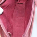 CARTIER Must Line Clutch Bag Leather 4 Set Bordeaux Gold Auth bs30292-21