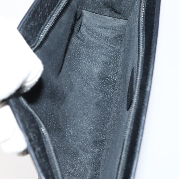 GUCCI Shoulder Bag Leather Nylon 5 Set Black Auth bs30293