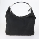 GUCCI Shoulder Bag Leather Nylon 5 Set Black Auth bs30293-2