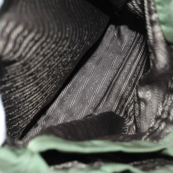 PRADA Tote Bag Nylon Suede 5 Set Brown Khaki beige Auth bs30294