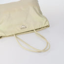 PRADA Tote Bag Nylon Suede 5 Set Brown Khaki beige Auth bs30294-4