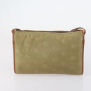 Christian Dior Shoulder Bag Leather Canvas 3 Set Black Beige Auth bs30295-10