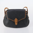 Christian Dior Shoulder Bag Leather Canvas 3 Set Black Beige Auth bs30295-16