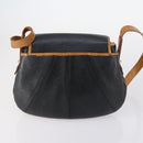 Christian Dior Shoulder Bag Leather Canvas 3 Set Black Beige Auth bs30295-17