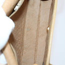 Christian Dior Shoulder Bag Leather Canvas 3 Set Black Beige Auth bs30295-8