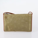 Christian Dior Shoulder Bag Leather Canvas 3 Set Black Beige Auth bs30295-9