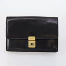 BALLY Tote Bag Leather Nylon PVC 5 Set Black Beige Auth bs30296-17