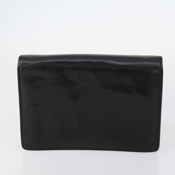 BALLY Tote Bag Leather Nylon PVC 5 Set Black Beige Auth bs30296