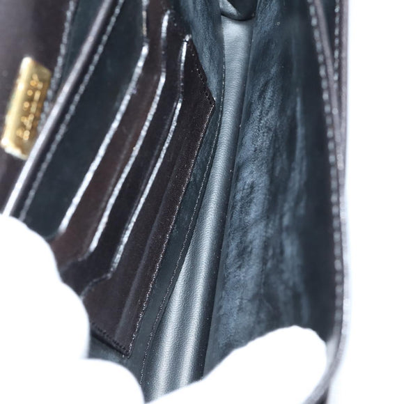 BALLY Tote Bag Leather Nylon PVC 5 Set Black Beige Auth bs30296