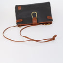 BALLY Tote Bag Leather Nylon PVC 5 Set Black Beige Auth bs30296-9