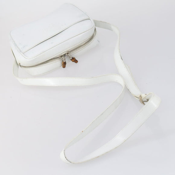 GUCCI Shoulder Bag PVC Suede Leather 5 Set Black White Brown Auth bs30297