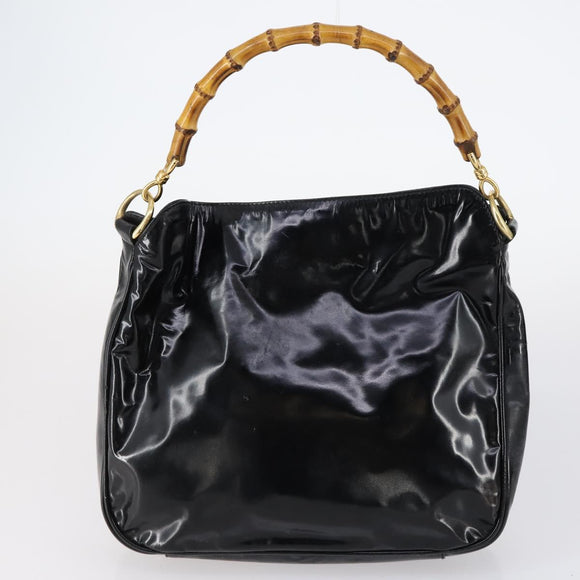 GUCCI Shoulder Bag PVC Suede Leather 5 Set Black White Brown Auth bs30297