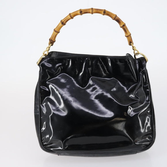 GUCCI Shoulder Bag PVC Suede Leather 5 Set Black White Brown Auth bs30297