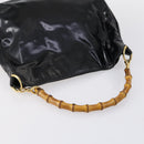 GUCCI Shoulder Bag PVC Suede Leather 5 Set Black White Brown Auth bs30297-20