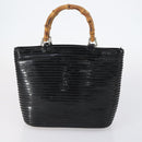 GUCCI Shoulder Bag PVC Suede Leather 5 Set Black White Brown Auth bs30297-24