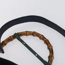 GUCCI Shoulder Bag PVC Suede Leather 5 Set Black White Brown Auth bs30297-5