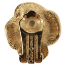 Christian Dior Earring metal Gold Tone Auth bs30300-3