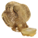 Christian Dior Earring metal Gold Tone Auth bs30300-8