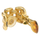 Christian Dior Earring metal Gold Tone Auth bs30301-4