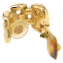 Christian Dior Earring metal Gold Tone Auth bs30301-8