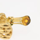 Christian Dior Earring metal Gold Tone Auth bs30301-9