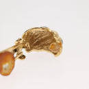 Christian Dior Earring metal Gold Tone Auth bs30303-4