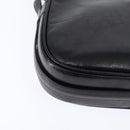 CELINE Shoulder Bag Leather Black Gold Auth bs30310-15