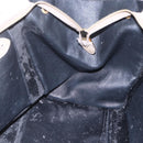 CELINE Trapeze Hand Bag Leather 2way Beige Gold Auth bs30311-20