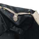 CELINE Trapeze Hand Bag Leather 2way Beige Gold Auth bs30311-20