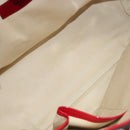 VALENTINO Rock Studs Hand Bag Patent leather 2way Red Gold Auth bs30313-11