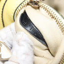 VALENTINO Rock Studs Hand Bag Leather 2way Yellow Gold Auth bs30314-12