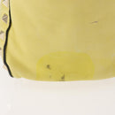 VALENTINO Rock Studs Hand Bag Leather 2way Yellow Gold Auth bs30314-5