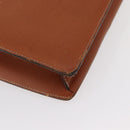 LOEWE Anagram Briefcase Leather Green Gold Auth bs30318-15