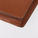 LOEWE Anagram Briefcase Leather Green Gold Auth bs30318-16