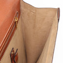 LOEWE Anagram Briefcase Leather Green Gold Auth bs30318-18